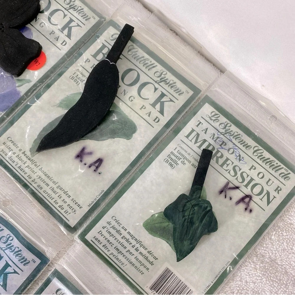 Vintage The Cuthill Systems Block Printing Pads x 8 - Picture 7 of 10